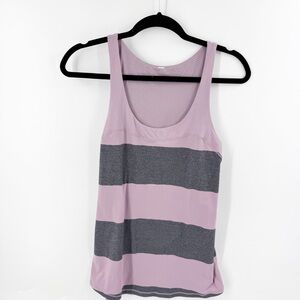 ✅ Lululemon Run First Base Tank GREY/LAVENDER SIZE 6